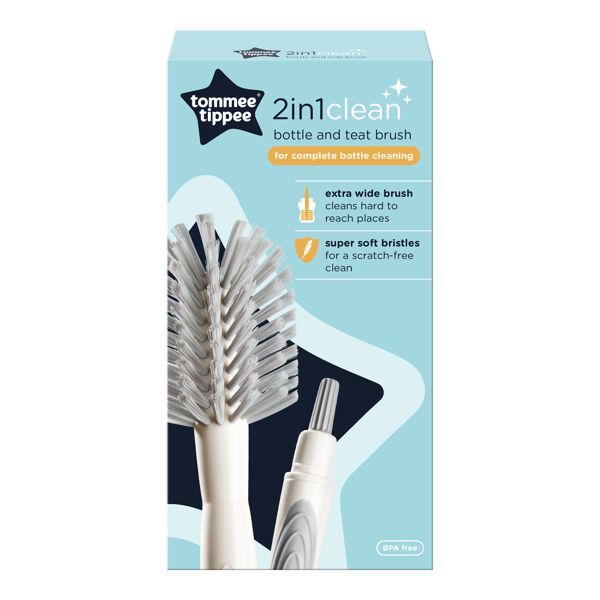 Tommee Tippee 2-in1 Bottle & Teat Brush - Image 7