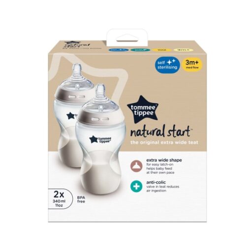 Natural Start 340ml Self Sterilising Bottle - Image 8
