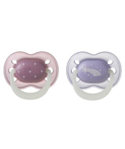 Tommee Tippee Night Time Soother 0-6m 2pk - 0-6months, girl
