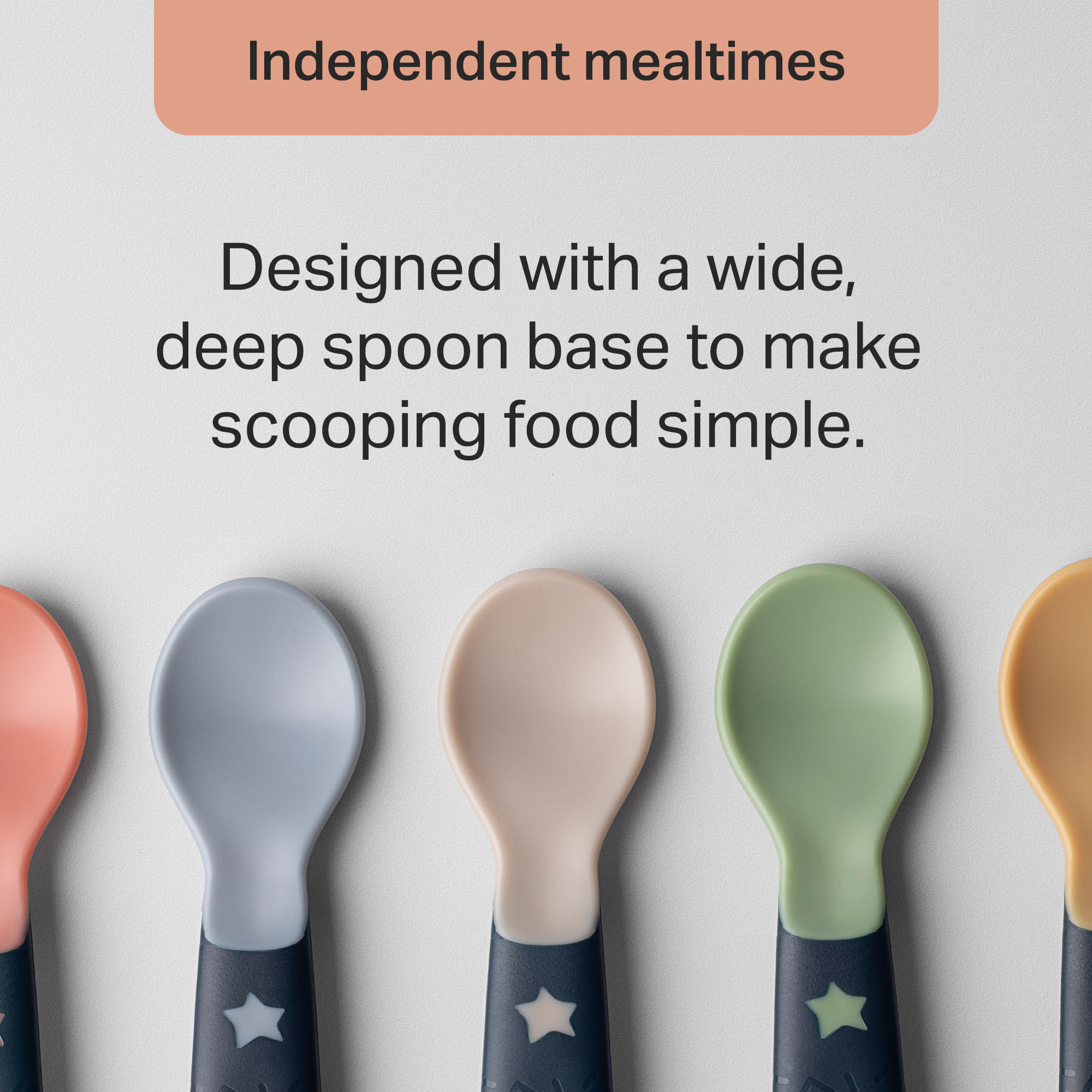 Tommee Tippee Easigrip Self-Feeding Weaning Spoons - Image 7