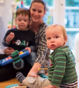 Ruth with her 2 sons