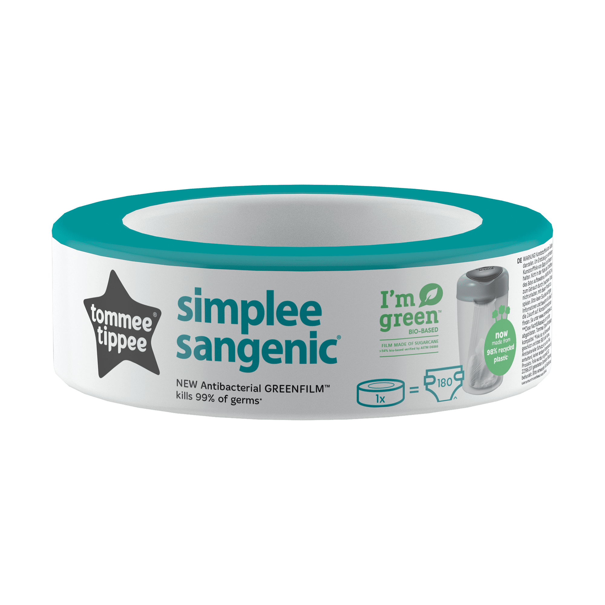 Tommee tippee Simplee Sangenic 3 Unidades Blanco