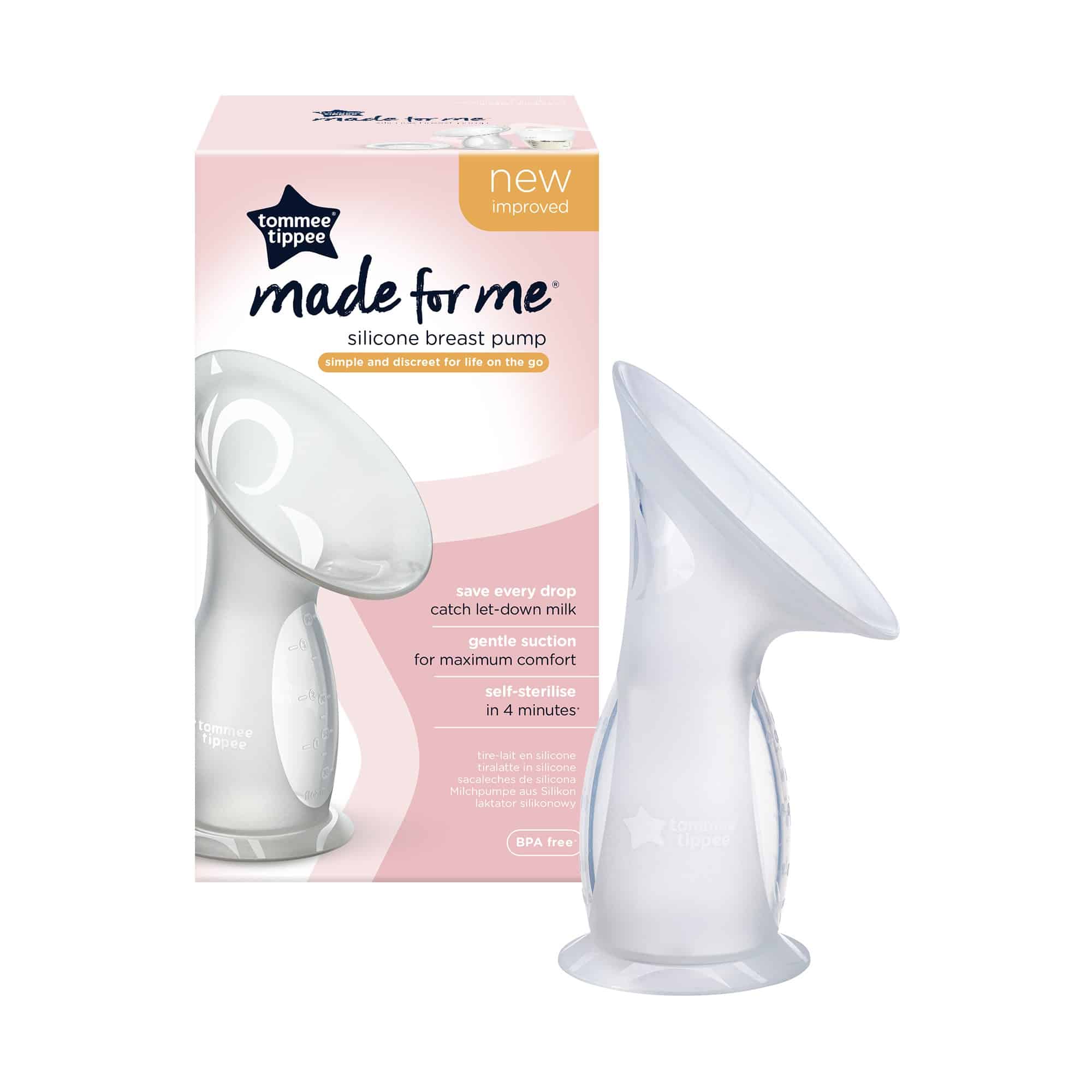 Made for Me™ Silicone Breast Pump - Tommee Tippee Store