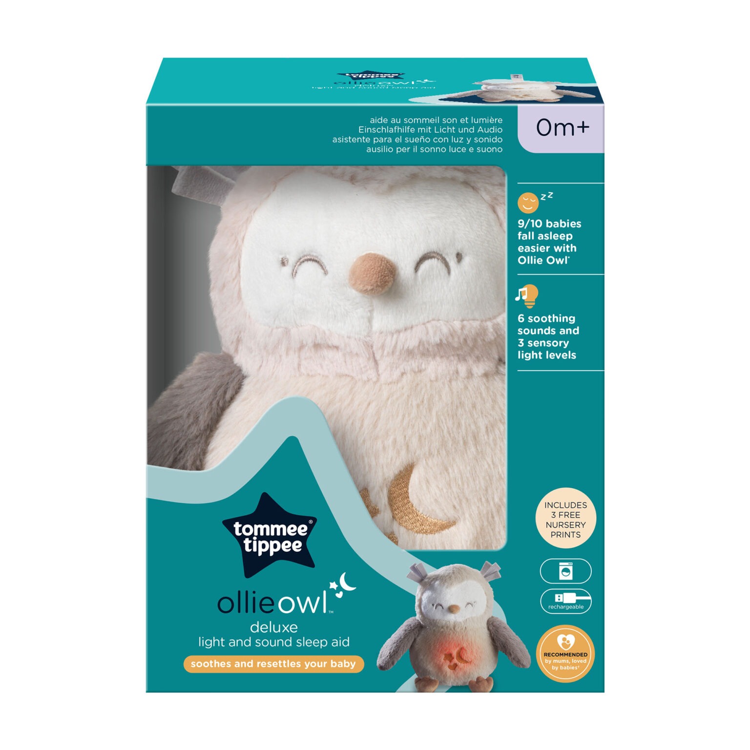 Ollie Owl Deluxe Light & Sound Sleep Aid Tommee Tippee Store