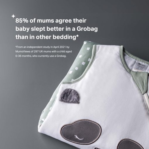 The Original Grobag Sky Grey Marl Sleepbag - Image 5