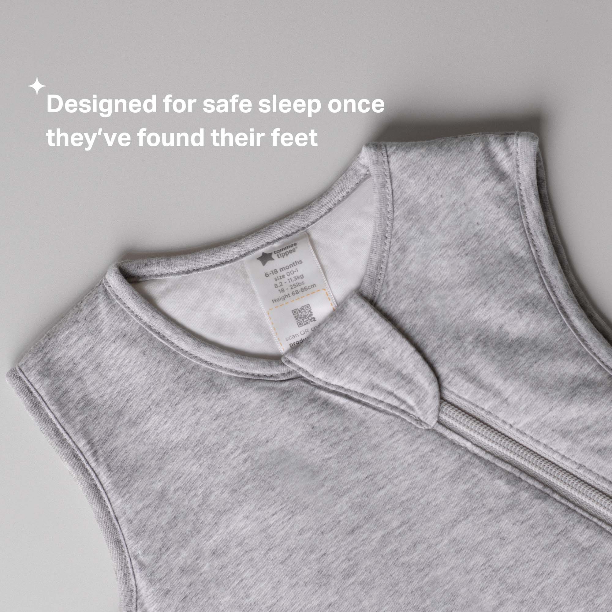 The Original Grobag Sky Grey Marl Steppee - Image 4