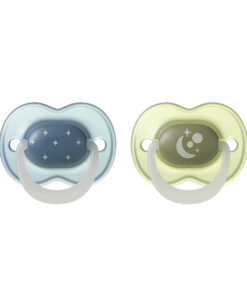 Tommee Tippee Night Time Soother 6-18m 2pk - 6-18months, boy