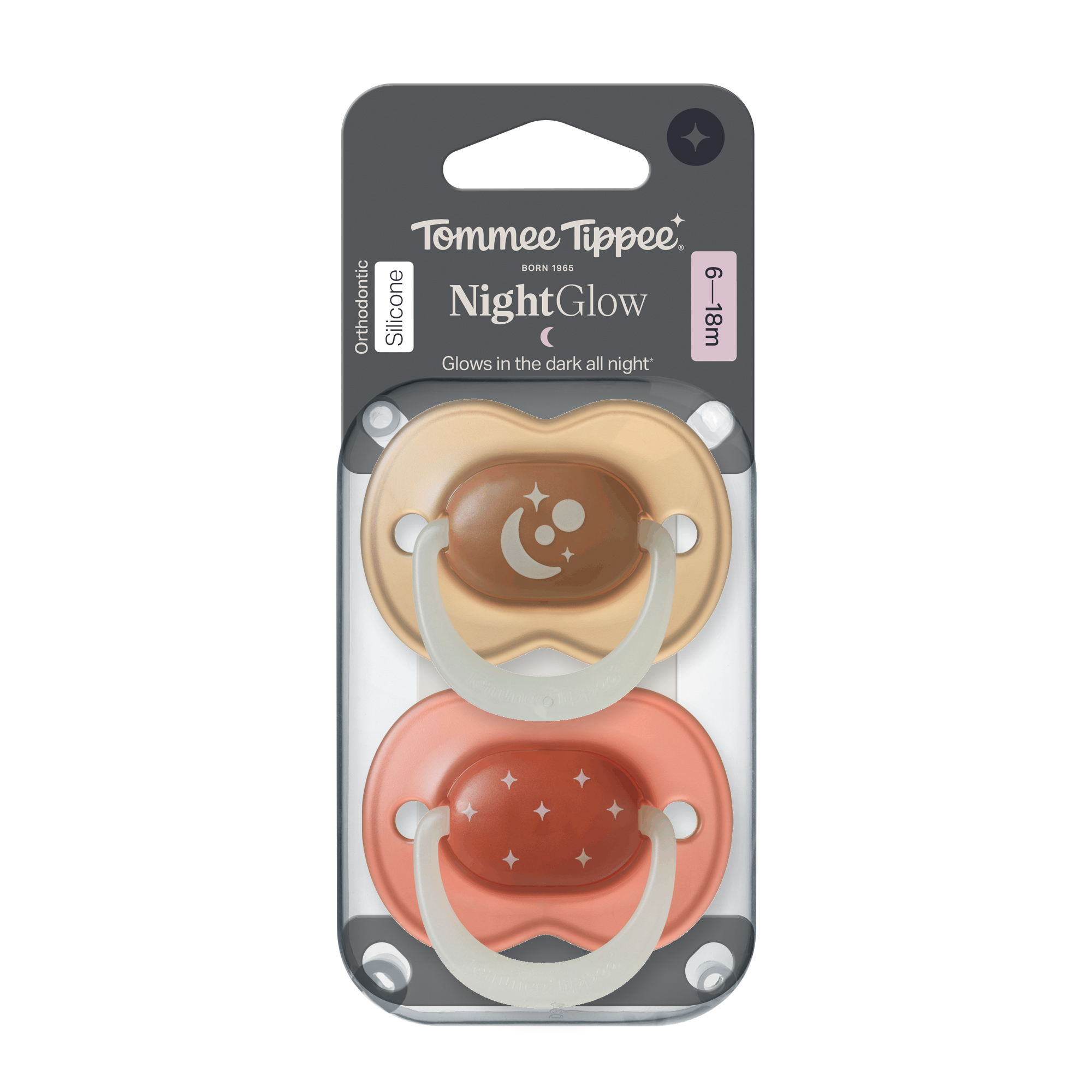 Tommee Tippee Night Time Soother 6-18m 2pk - Image 2