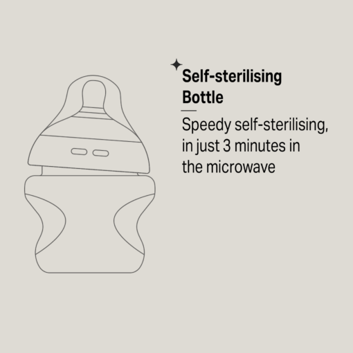 Natural Start 150ml Self Sterilising Bottle - Image 8