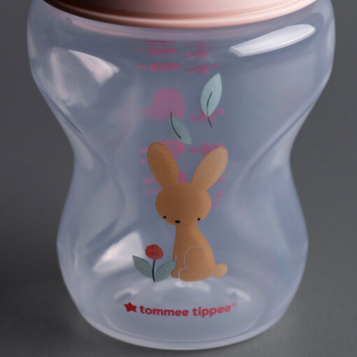 Tommee Tippee Natural Start 260ml Decorated Bottle 2pk - Girl - Image 4