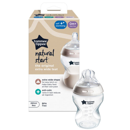 Natural Start 260ml Self Sterilising Bottle - Image 5