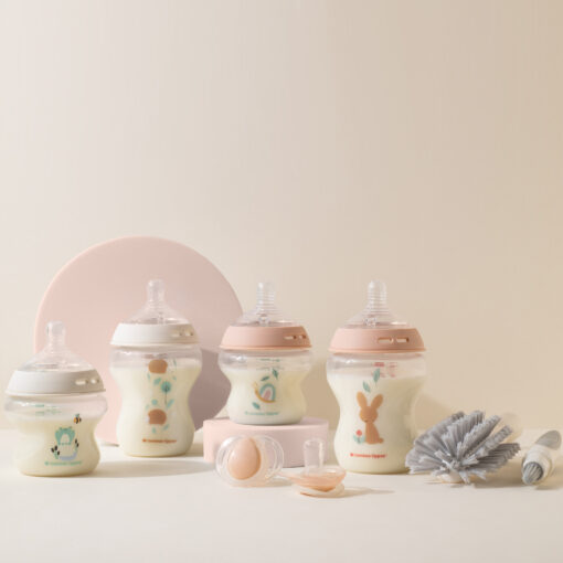 Natural Start Self Sterilising Newborn Bottle Starter Set - Pink - Image 8