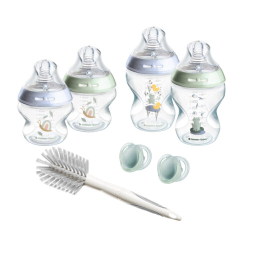 Natural Start Self Sterilising Newborn Bottle Starter Set - Blue