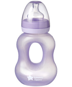 Tommee Tippee Essentials Gripper Bottle - purple