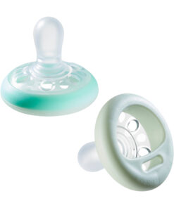 Tommee Tippee Breast-Like Soother - 0-6months, NIGHT SOOTHER