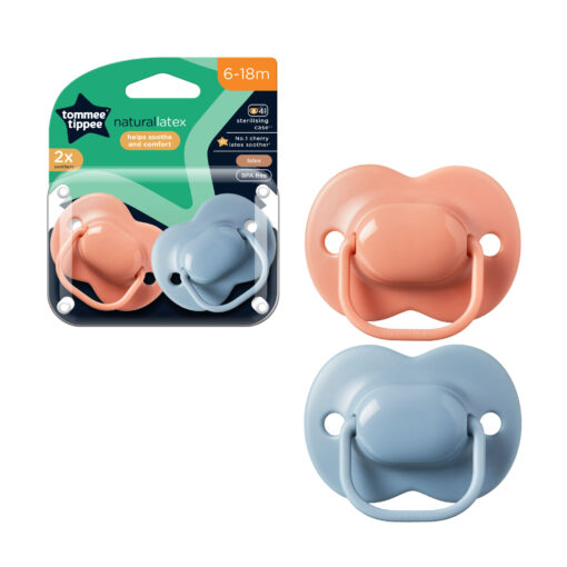 Tommee Tippee Cherry Latex Soother 6-18m 2pk - Image 5
