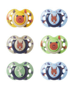 Ecomm Fun Soother 6-18m - Boy - 6 Pack