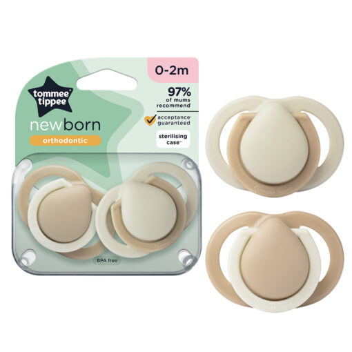 Newborn Soother 0-2m 2pk - Sage - Image 5