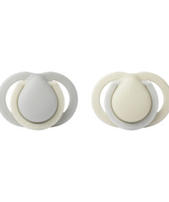Newborn Soother 0-2m 2pk - Grey