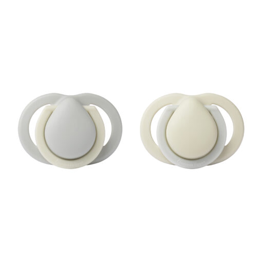 Newborn Soother 0-2m 2pk - Grey