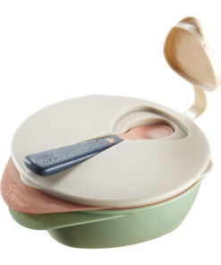 Tommee Tippee Easy Scoop Feeding Bowls With Travel Lid And Spoon