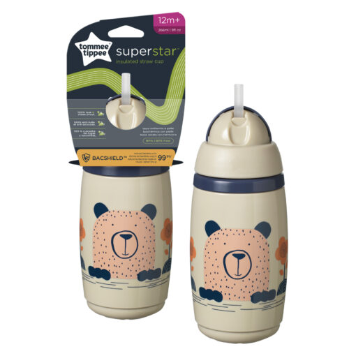 SuperStar Insulated Straw Cup - Grey - Image 5