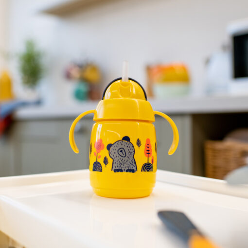 Superstar Weighted Straw Cup - Yellow - Image 2