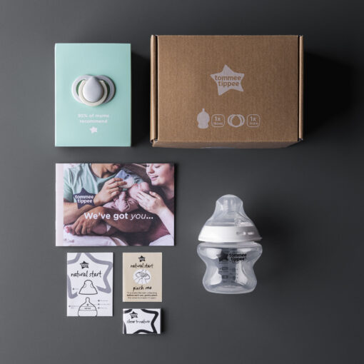 Tommee Tippee Trial Pack - 150ml Bottle & 0-2m Soother - Image 10