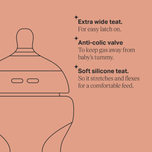 Tommee Tippee Trial Pack - 150ml Bottle & 0-2m Soother - Image 4