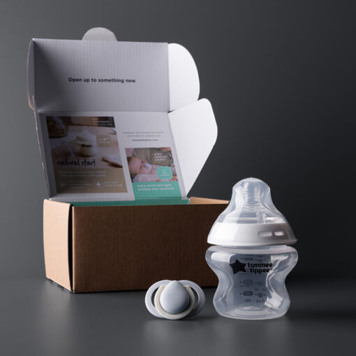 Tommee Tippee Trial Pack - 150ml Bottle & 0-2m Soother - Image 8