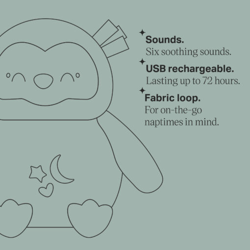 Ollie the Owl Mini Travel Sleep Aid - Image 3