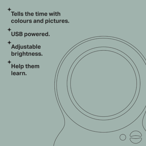 Groclock Sleep Trainer Clock - Ollie - Image 3