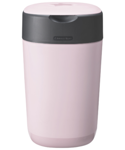 Tommee Tippee Twist And Click Advanced Nappy Bin Eco-Friendlier - pink