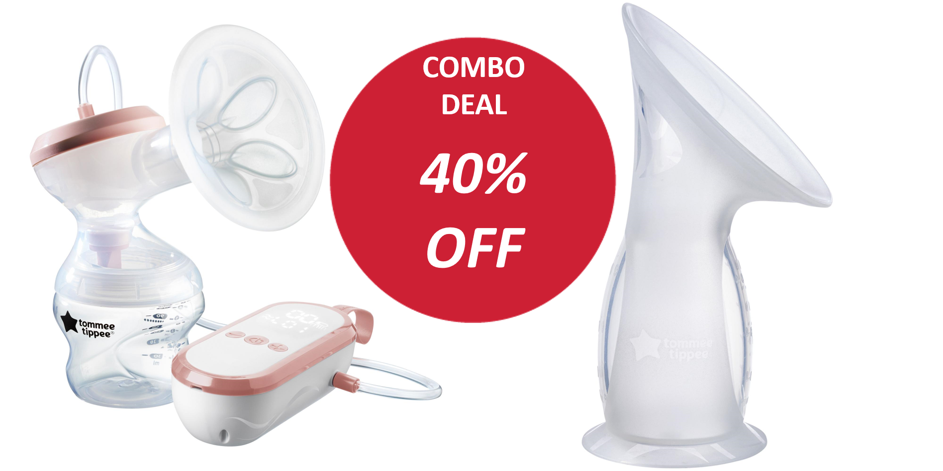 Made For Me Electric Breast Pump With Made For Me Silicone Breast Pump