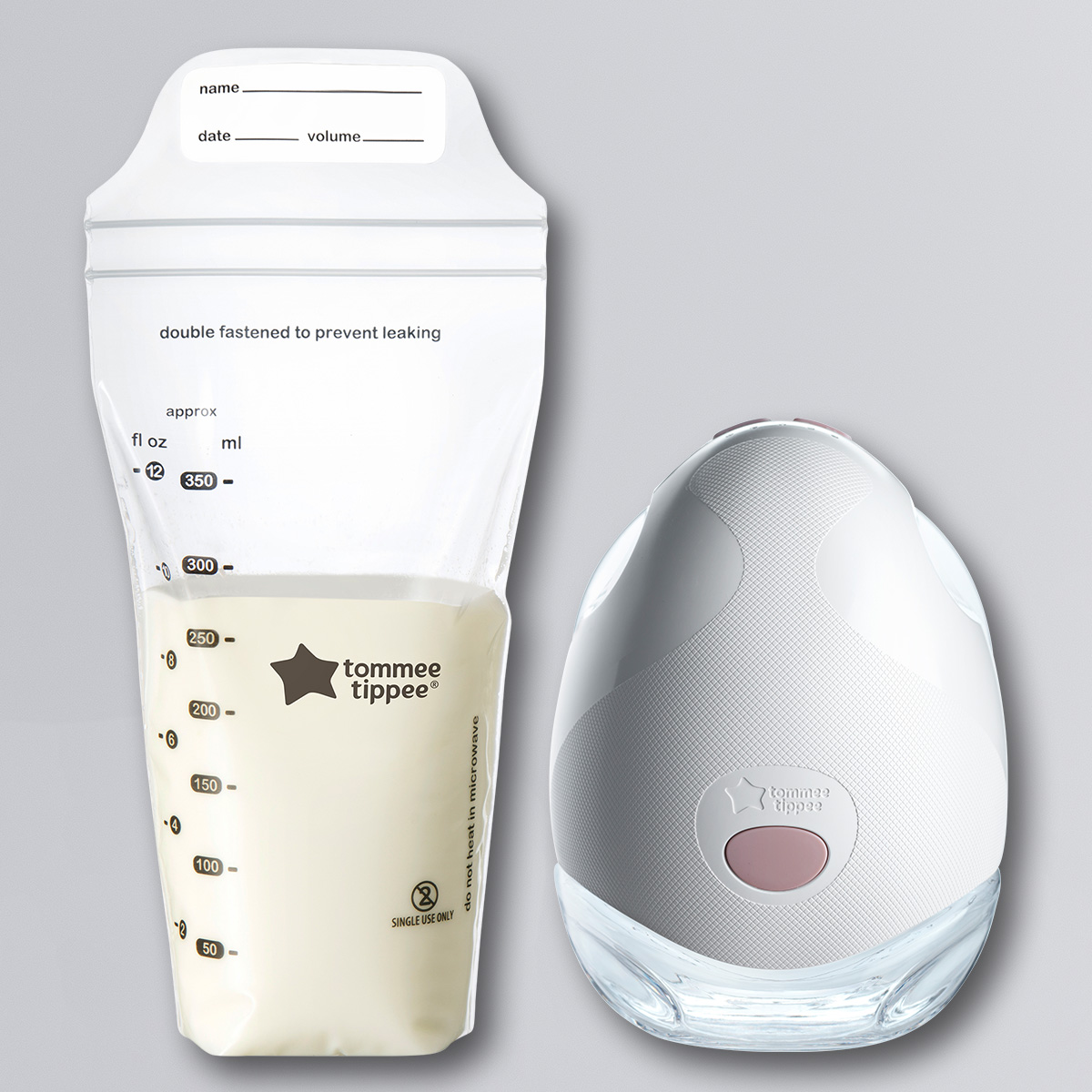 Single Wearable With Milk Storage Bags