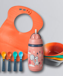 Feeding Bundle with Active Straw Cup - Pink