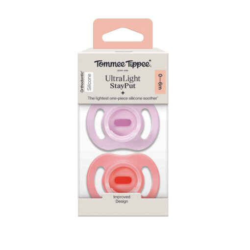 Tommee Tippee Ultra-Light Silicone Soother 0-6m - Girl