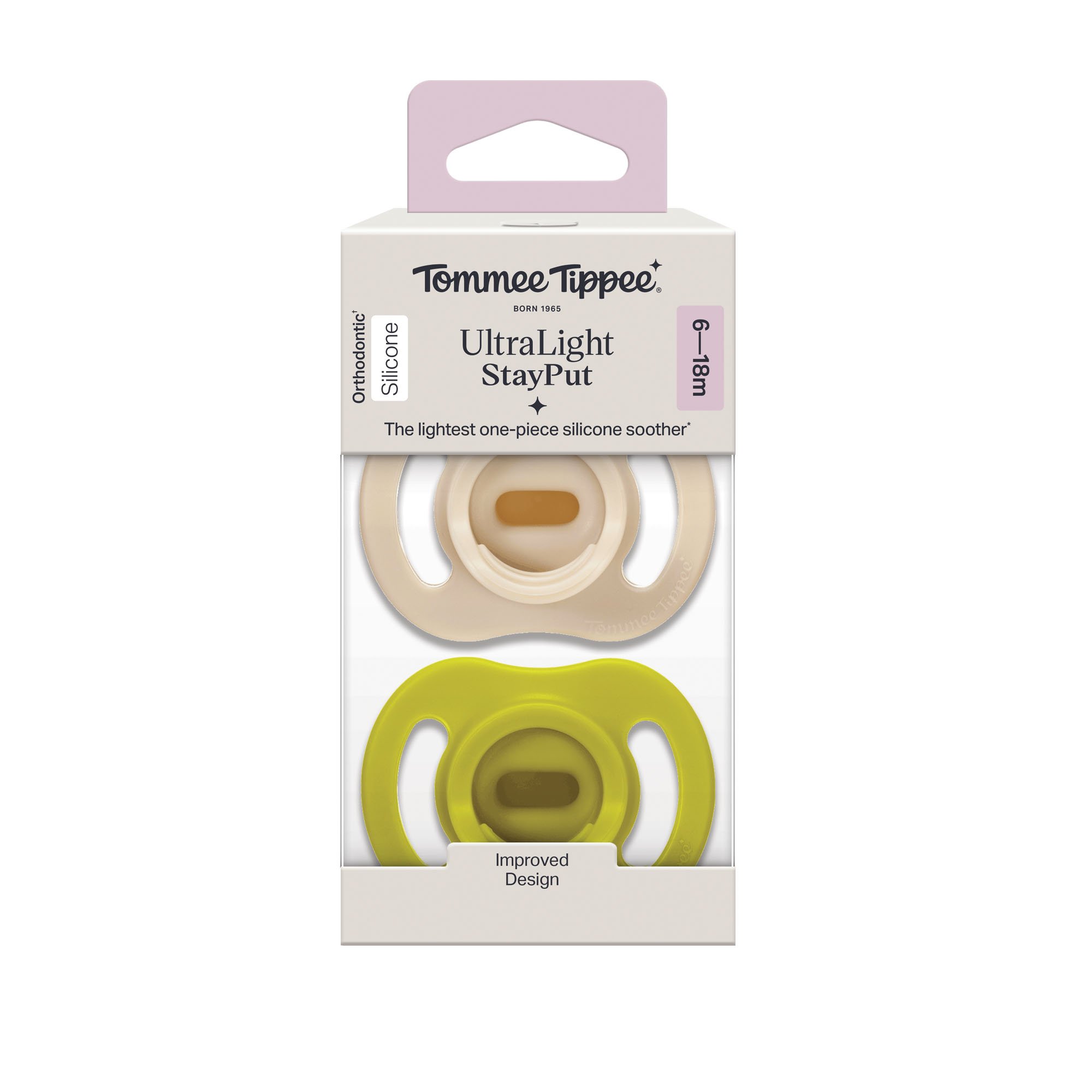 Tommee Tippee Ultra-Light Silicone Soother 6-18m - Unisex - Image 3