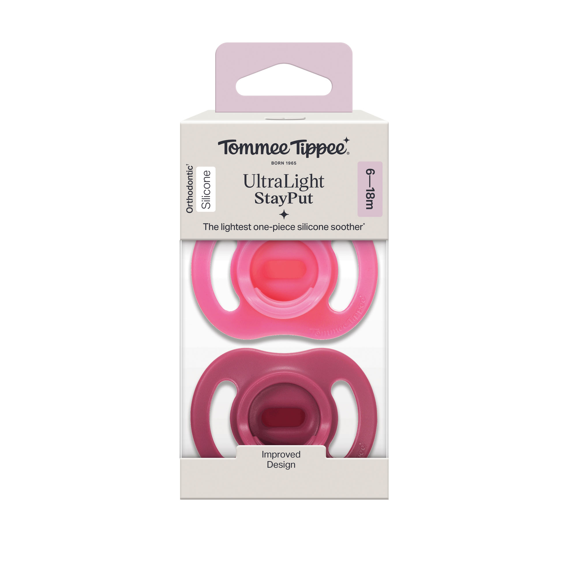 Tommee Tippee Ultra-Light Silicone Soother 6-18m - Girl - Image 10