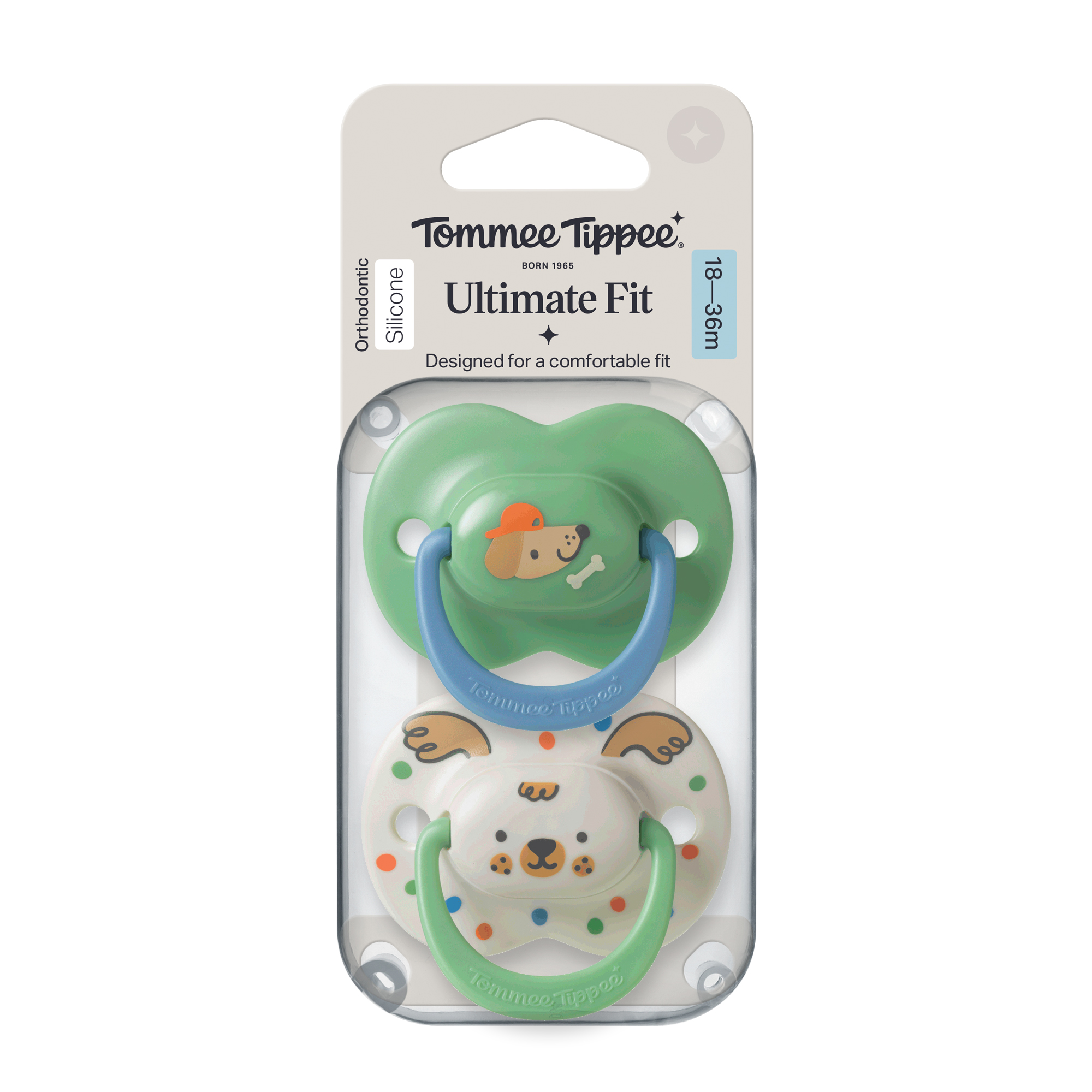 Tommee Tippee Ultra Fit Decorated Soother 18-36m - Boy - Brown - Image 3