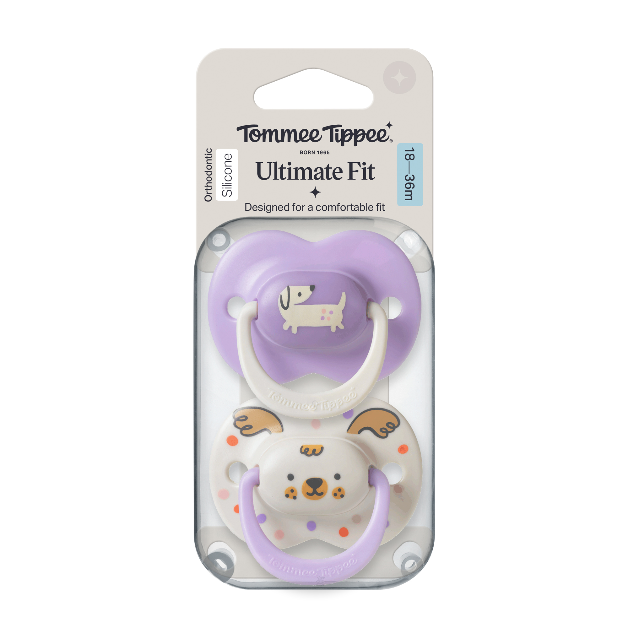 Tommee Tippee Ultra Fit Decorated Soother 18-36m - Girl - Pink - Image 4