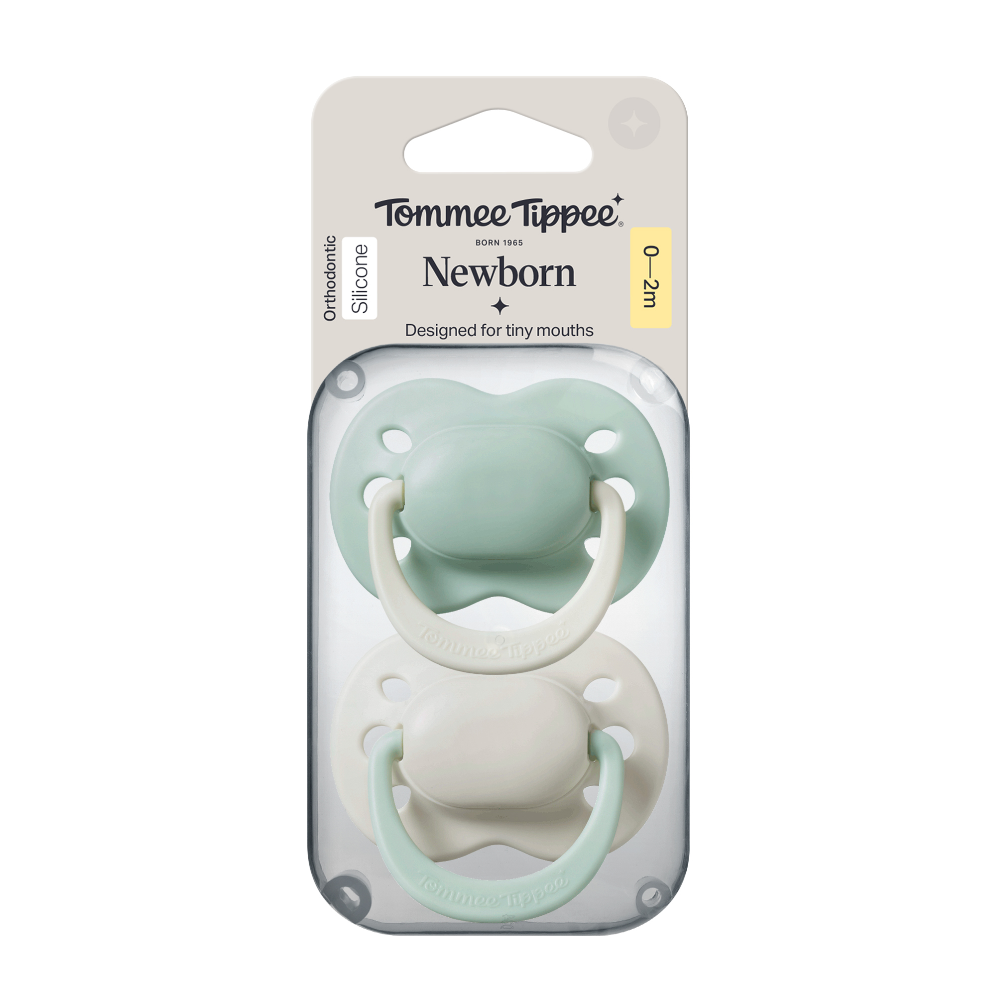Newborn Soother 0-2m 2pk - Boy - Green - Image 2