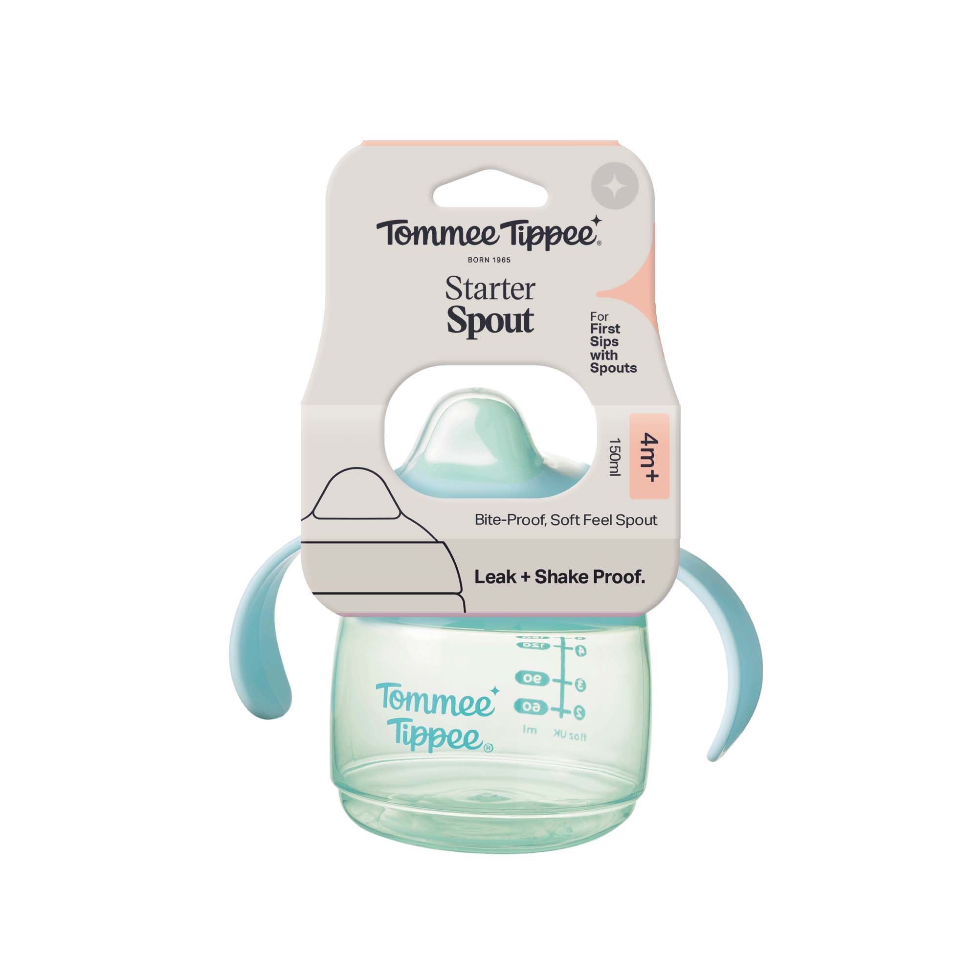 Tommee Tippee Starter Spout 4m+ 150ml - Blue - Image 2