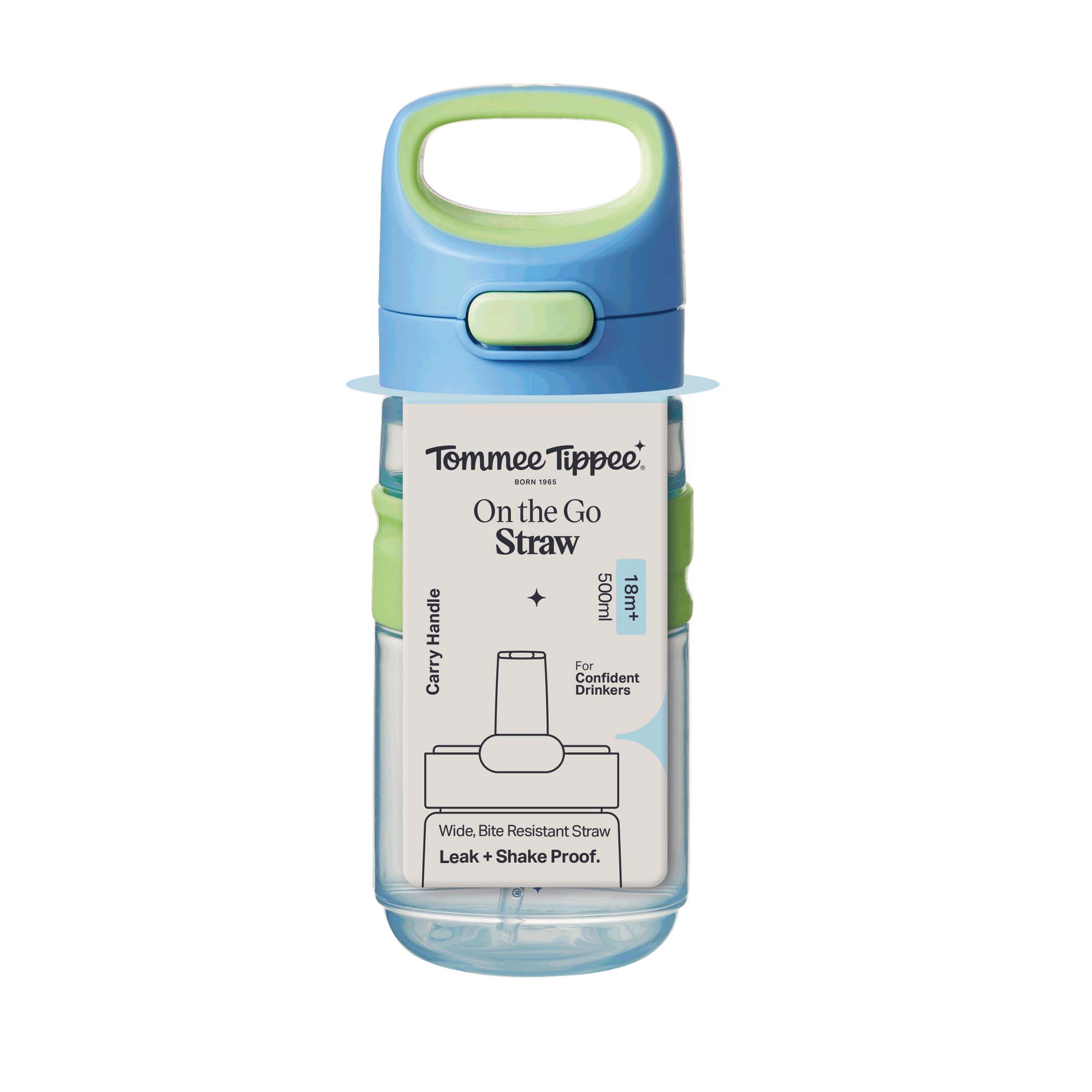 Tommee Tippee OnTheGo Straw 18m+ 500ml - Blue - Image 10
