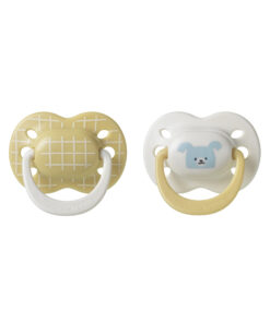 Tommee Tippee Ultra Fit Decorated Soother 0-6m 2pk - Boy - Yellow