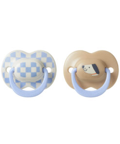 Tommee Tippee Ultra Fit Decorated Soother 6-18m 2pk - Boy - Brown