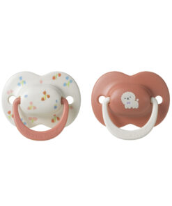 Tommee Tippee Ultra Fit Decorated Soother 6-18m 2pk - Girl - Orange