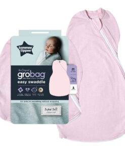 GROSWADDLE 0-3M PINK MARL