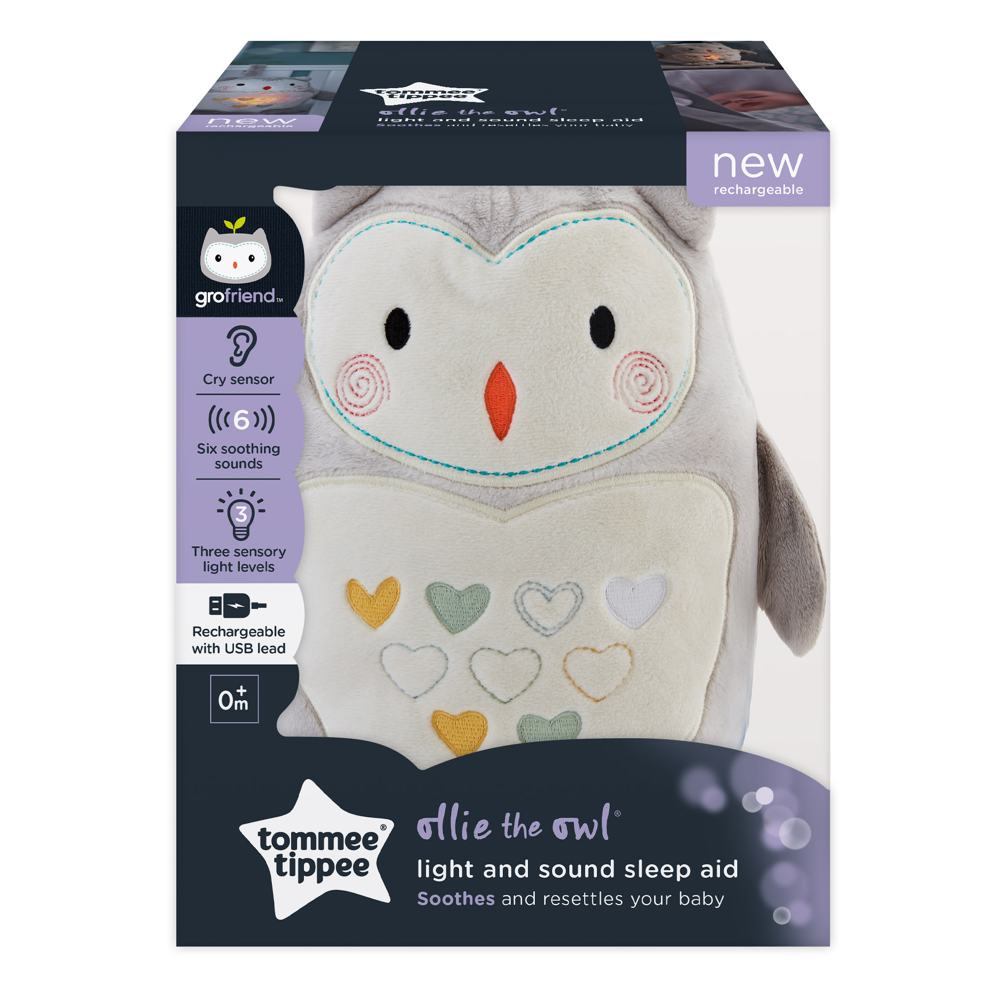 GROFRIEND LIGHT & SOUND SLEEP AID OLLIE OWL - Image 12