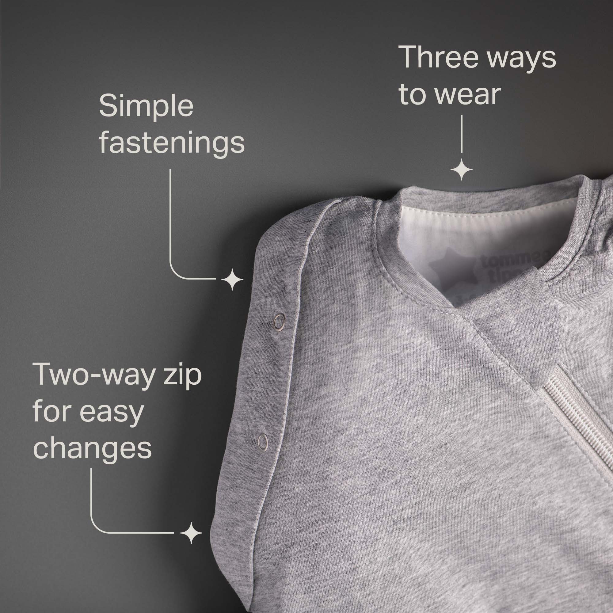 SWADDLEBAG 0-3M 2.5T OATMEAL STAR - Image 6